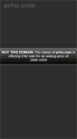 Mobile Screenshot of prho.com