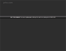 Tablet Screenshot of prho.com